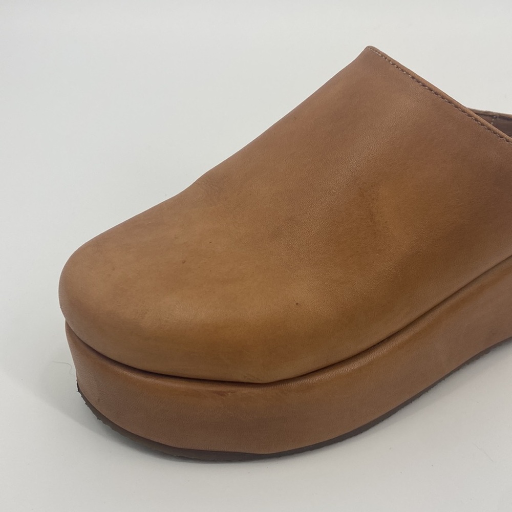 FREE PEOPLE Morgan Mules Leather Clog Platform - Picture 9 of 16
